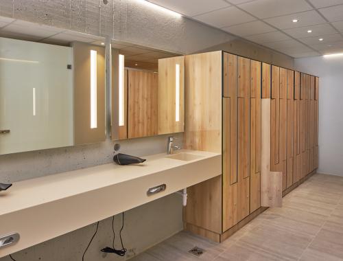 Gym Locker Room